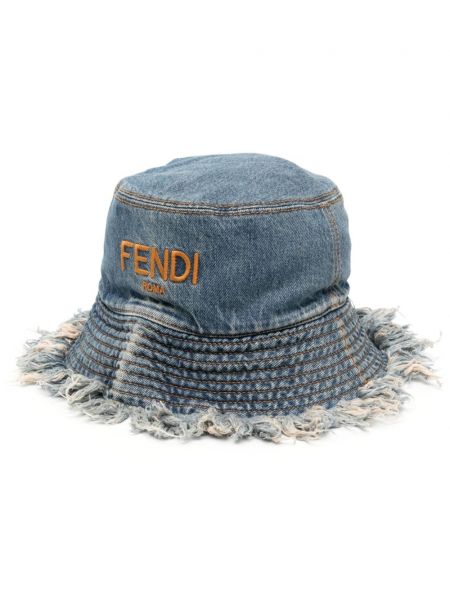 Cepure ar izšuvumiem Fendi zils
