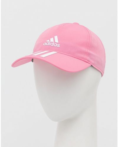 Шапка с апликация Adidas Performance розово