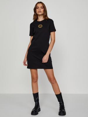 Mini ruha Versace Jeans Couture - Fekete