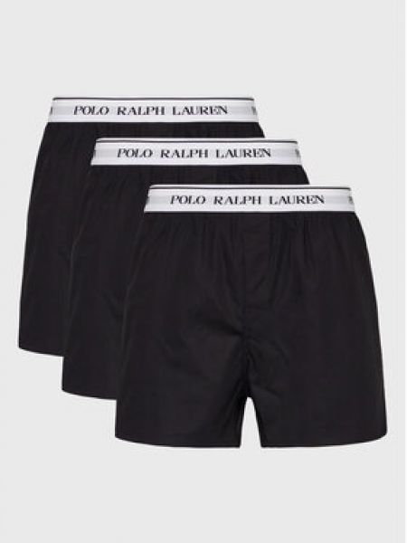 Bavlněné slim fit boxerky Polo Ralph Lauren černé