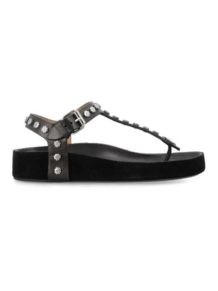 Sandale ohne absatz Isabel Marant schwarz