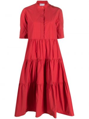 Midi šaty Red Valentino červená