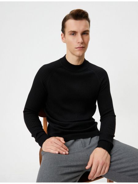 Slim fit džemperis ar paaugstinātu apkakli Koton