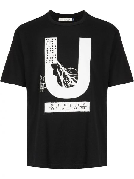 Camiseta con estampado Undercover negro