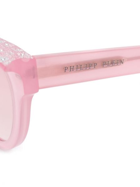 Křišťálové sluneční brýle Philipp Plein Eyewear růžové