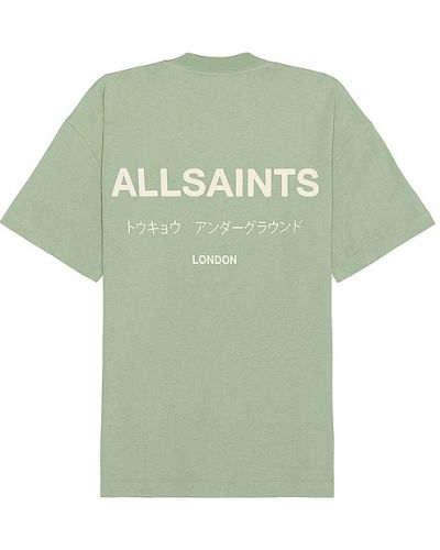 Camiseta Allsaints verde