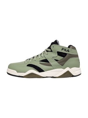 Bőr sneakers Fila zöld