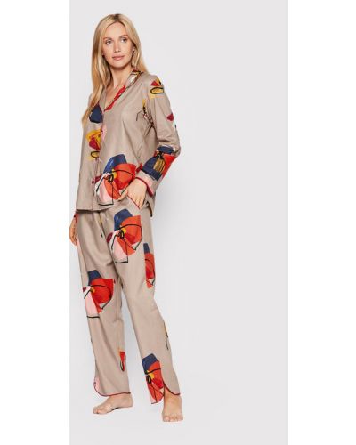 Cyberjammies Pantaloni pijama Naomi 9322 Bej Regular Fit