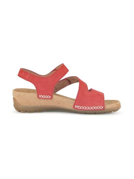 Sandale ohne absatz Gabor rot