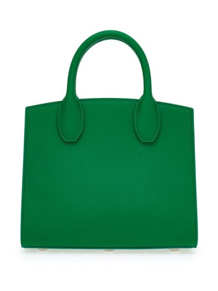 Shopper Ferragamo vert