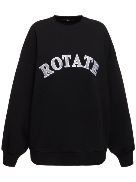 Crewneck sweatshirt Rotate svart