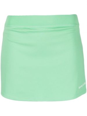 Φούστα mini με σχέδιο Sporty & Rich πράσινο