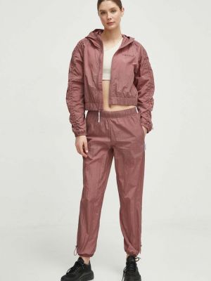 Spodnie sportowe Calvin Klein Performance różowe
