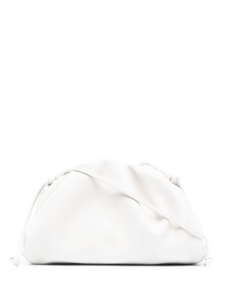 Clutch torbica Bottega Veneta bijela