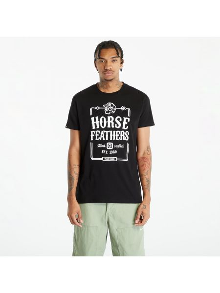 Μπλούζα Horsefeathers μαύρο