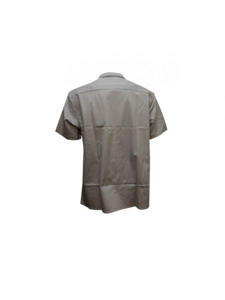 Camisa de algodón John Richmond gris