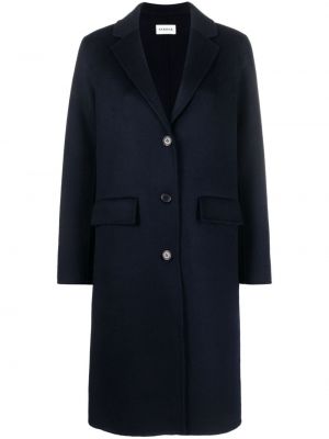 Vlněný kabát s knoflíky P.a.r.o.s.h. modrý