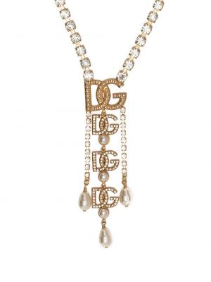 Collar de cristal Dolce & Gabbana dorado