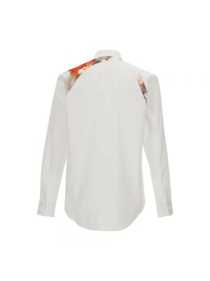 Camisa con estampado Alexander Mcqueen blanco