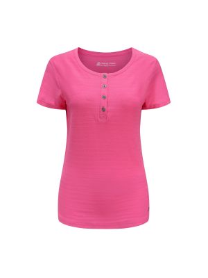 Памучна тениска Alpine Pro розово