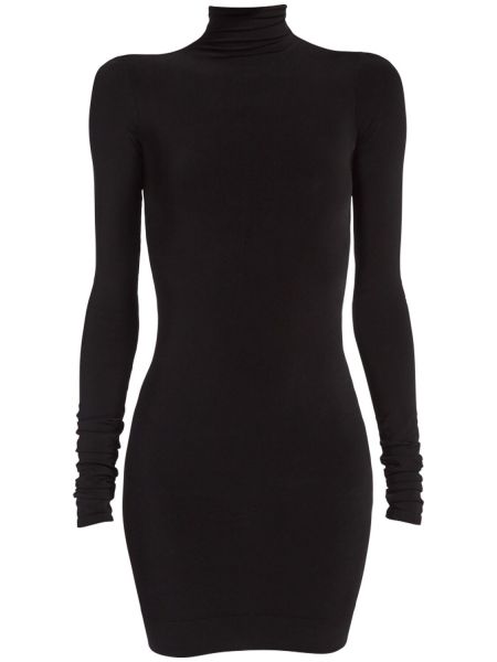 Mini-abito di nylon Balenciaga nero