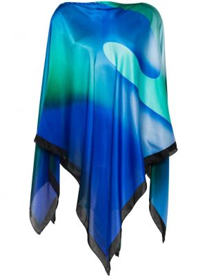 Seiden poncho mit farbverlauf Giorgio Armani