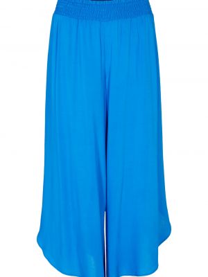 Culotte nadrág kényelmes derékpánttal, fenntartható viszkózból Bonprix - Kék