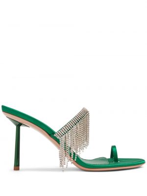 Sandales à imprimé en cristal Le Silla vert