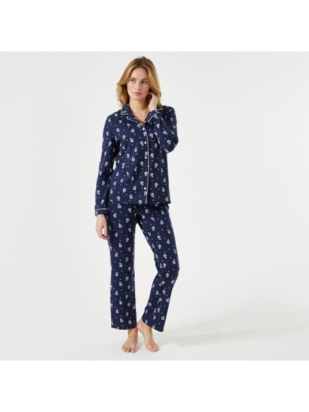 Pijama con estampado manga larga Anne Weyburn
