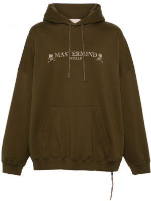 Raštuotas medvilninis džemperis su gobtuvu Mastermind Japan