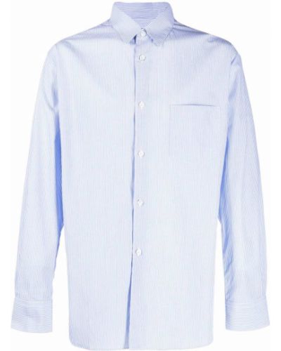 Camisa a rayas Comme Des Garçons Shirt azul