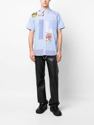 Kokvilnas krekls ar apdruku Junya Watanabe Man