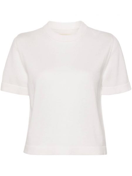 Βαμβακερή μπλούζα Cordera λευκό