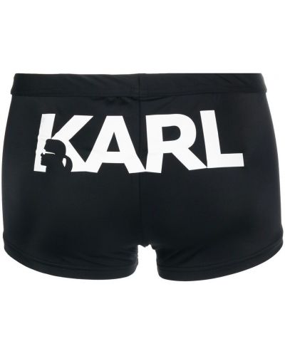 Slips à imprimé Karl Lagerfeld noir