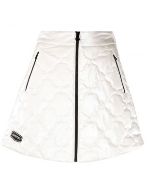 Pikowana mini spódniczka Duvetica biała