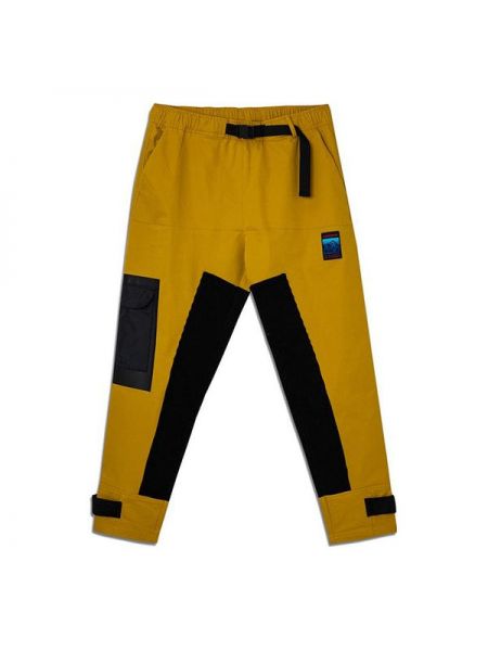 Спортивные брюки карго с карманами Adidas желтые