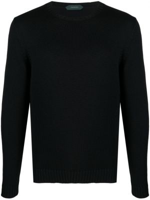 Dzianinowy sweter Zanone czarny