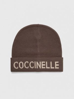 Zielona czapka Coccinelle