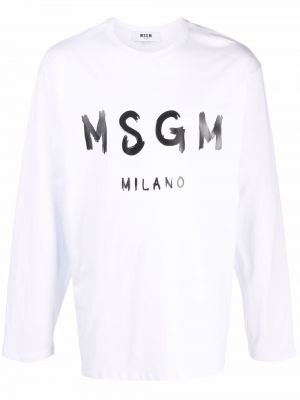 Тениска Msgm бяло