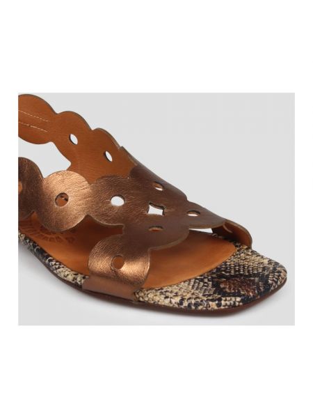 Sandalias de cuero Chie Mihara marrón