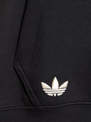 Kapucnis melegítő felső Adidas Originals fekete