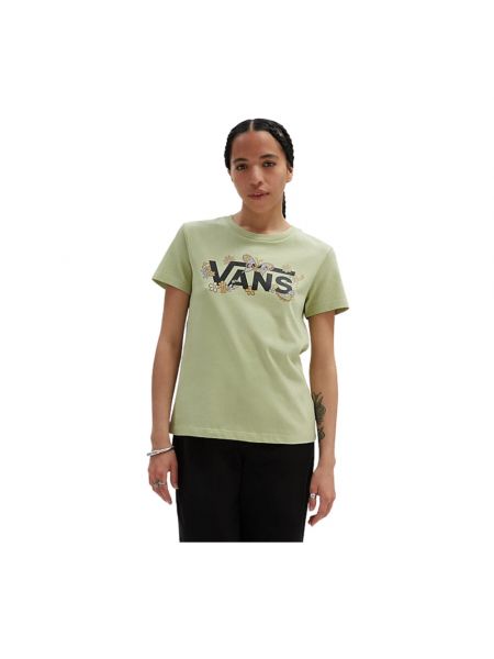 Koszulka z wzorem paisley Vans zielona