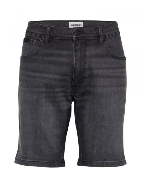 Priliehavé džínsové šortky Wrangler čierna