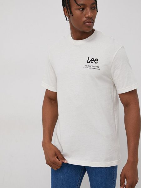 Хлопковая футболка Lee