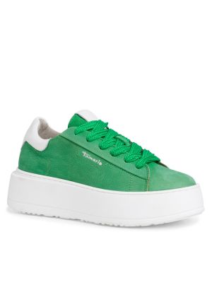 Sneakers Tamaris zöld
