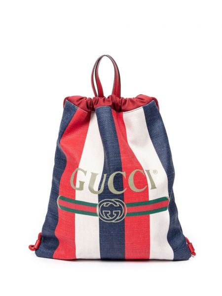Rucksack mit print Gucci Pre-owned
