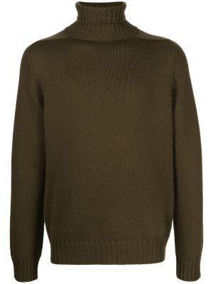 Вълнен пуловер Dondup кафяво