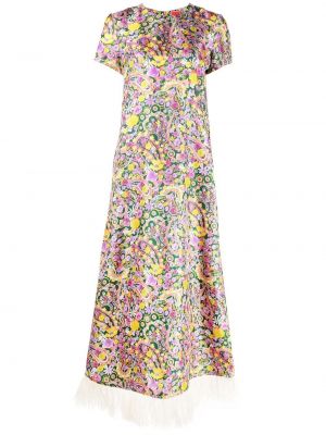 Paisley floral dress La Doublej grønn