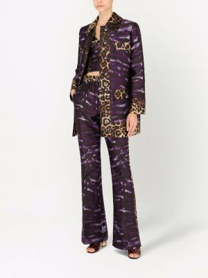 Top mit print mit leopardenmuster mit zebra-muster Dolce & Gabbana