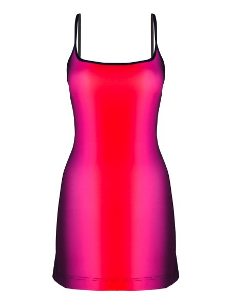 Mini-abito con stampa The Attico rosa